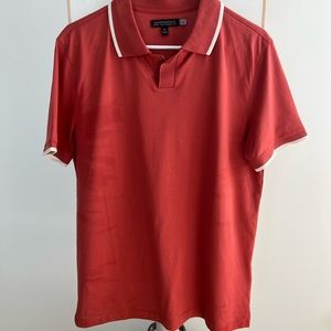 NWOT Orange/Peach Banana Republic Polo